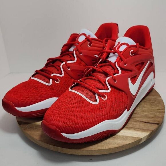 NIKE KD15 KD 15 TB KEVIN DURANT UNIVERSITY RED-WHITE DO9826-600 MEN’S SZ 18 - Picture 6 of 10
